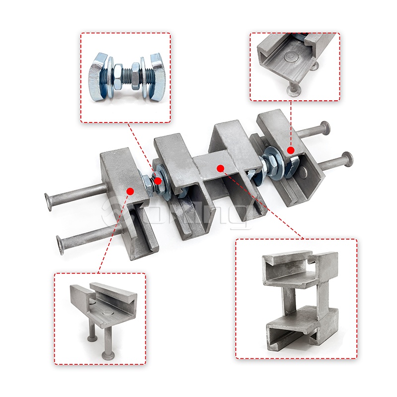 Kineski montažni betonski pribor OEM Dobavljač zakidao 49*30 odljeva u kanal kanala kanala
